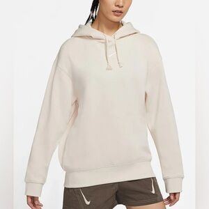 Nike Cream Oversized Hoodie Relaxed Fit